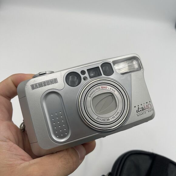 SAMSUNG Maxima Elite 140 Zoom 38-140mm Point & Shoot Film Camera 35mm Compact - Picture 3 of 16